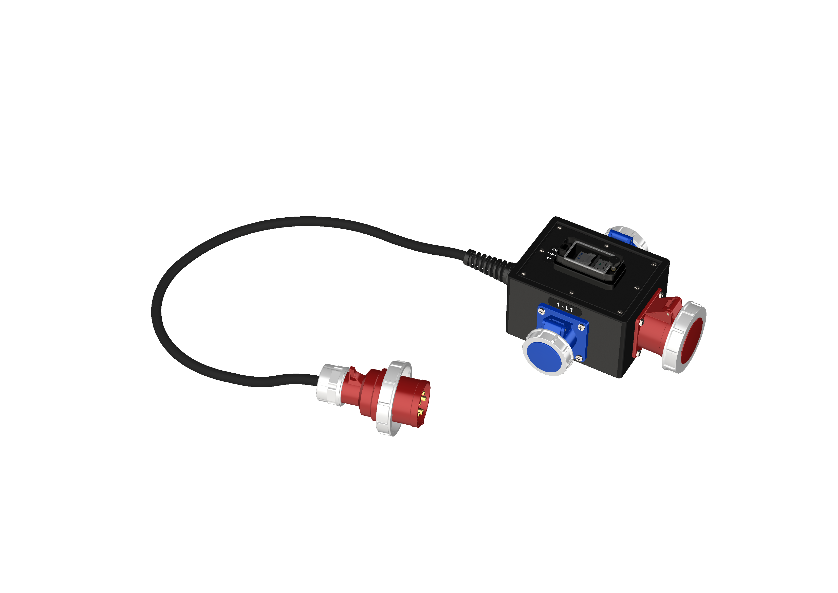 Распределительное устройство AlpenBox 32А/5p: 32A/5p-1, 16A/3p-2