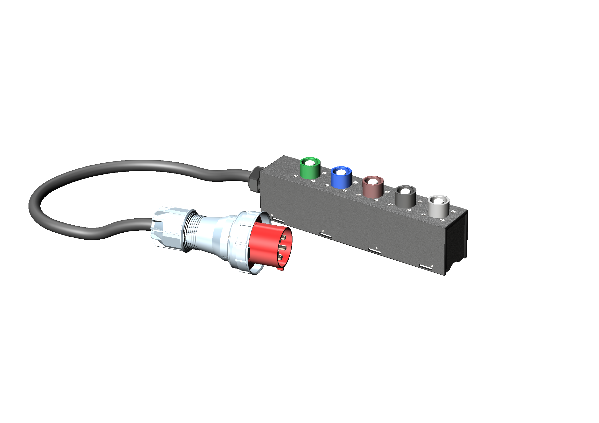 Распределительное устройство AlpenBox 125А/5p: 400A/5p-1